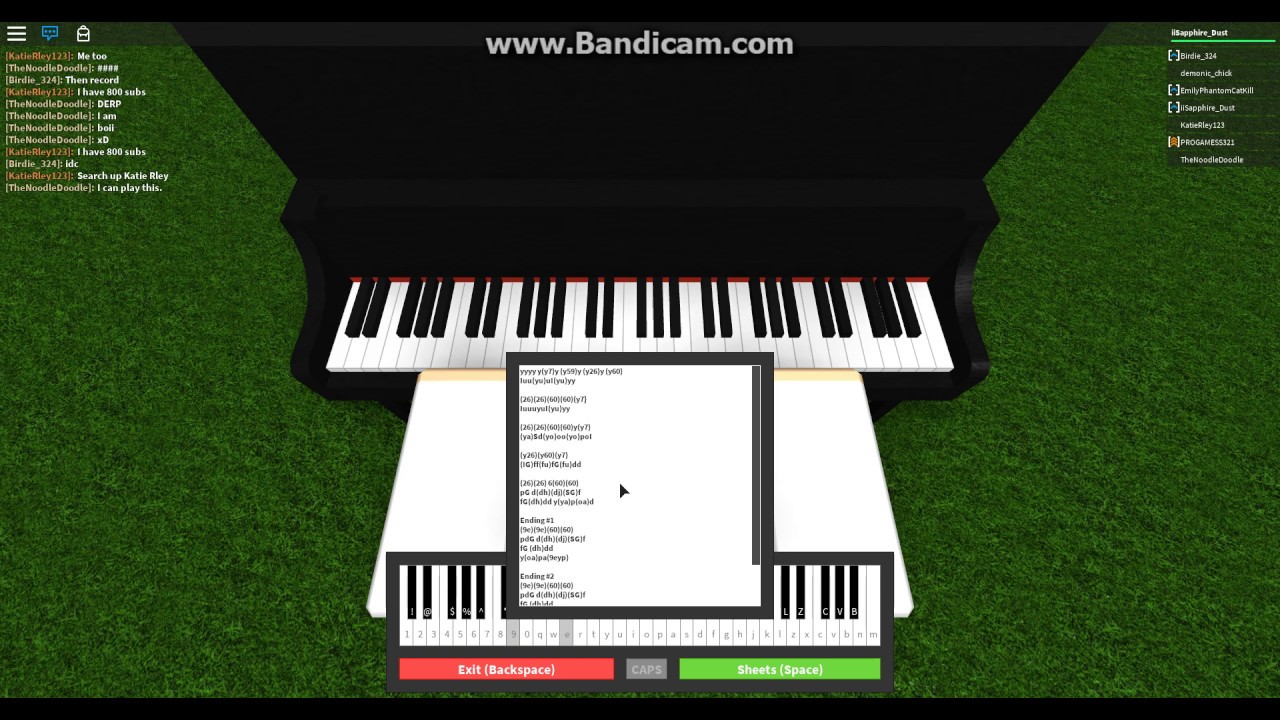 piano keyboard notes for songs